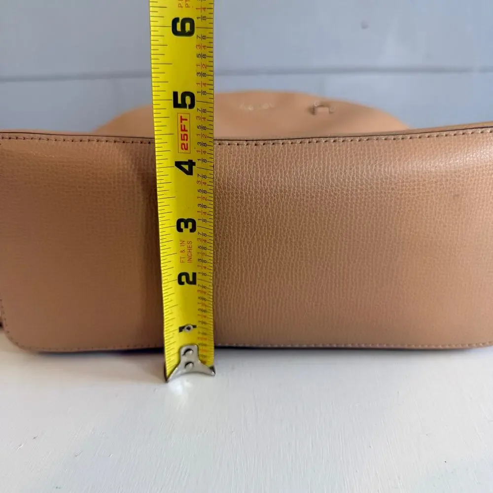 Kate Spade Sylvia Medium Backpack Blush Beige Leather Top Handle Bag